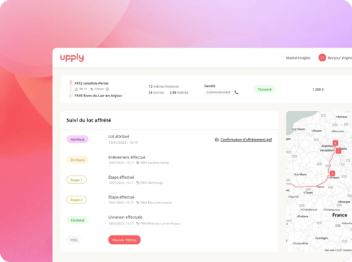 Illustration de la plateforme Upply