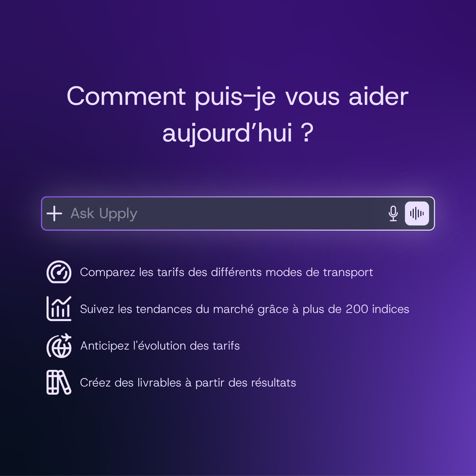 MCP Upply assistant IA recherche