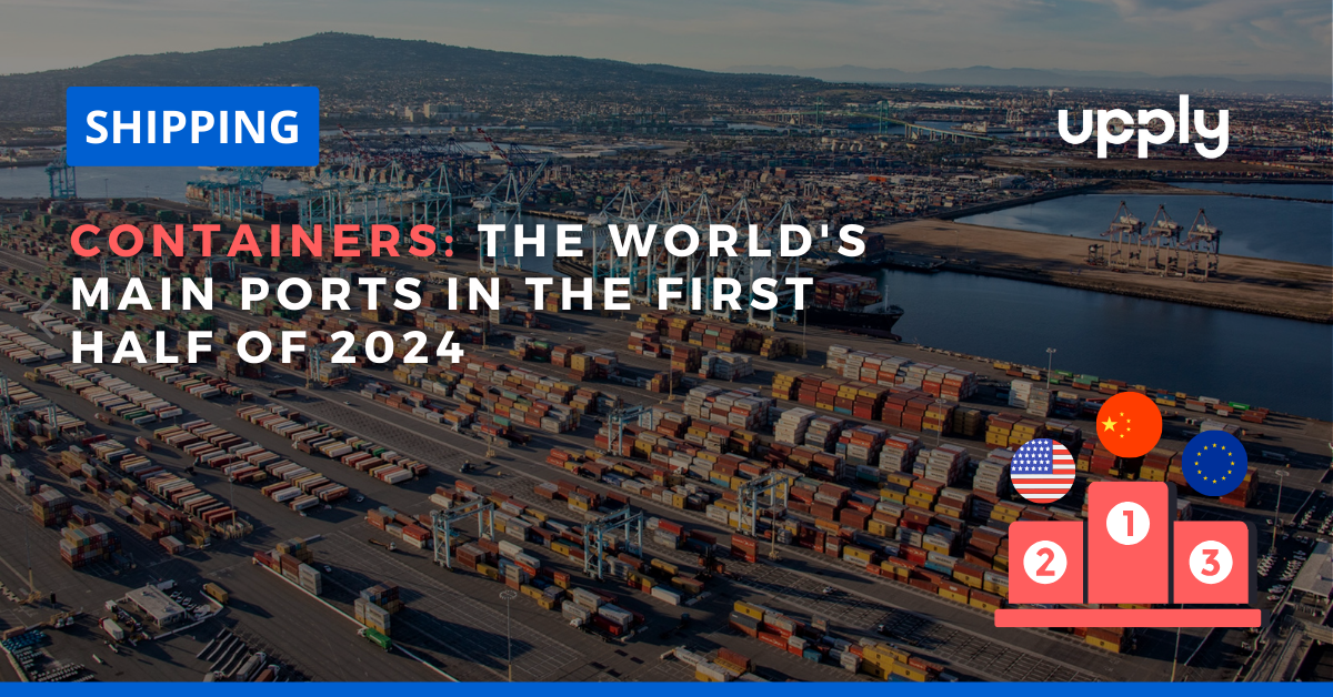 Containers: the world&rsquo;s main ports in the first half of 2024